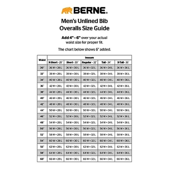 Berne Men's Washed Duck Unlined Brown Bib Overalls. Sz: 38X32 - Picture 5 of 15